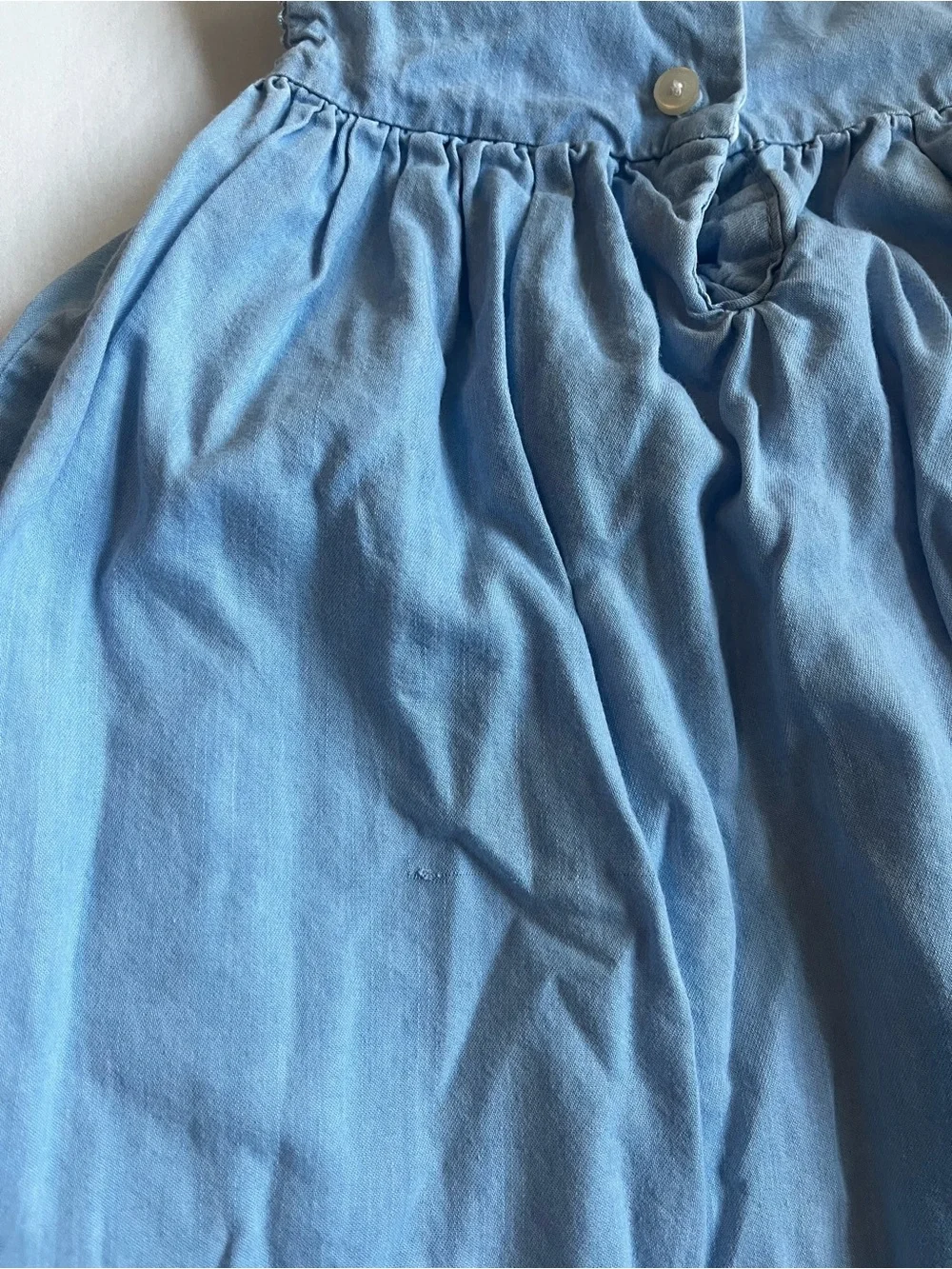Osh Kosh Chambray Sleeveless Toddler Girl's Dress Size 2T